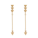 Arrow Droplet Stud Earrings