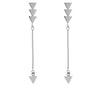 Arrow Droplet Stud Earrings