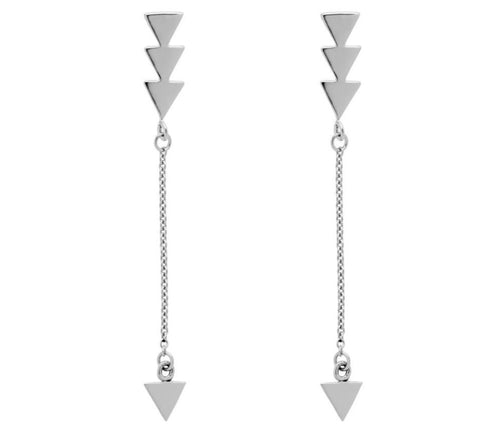 Arrow Droplet Stud Earrings