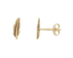 Feather Stud Earrings