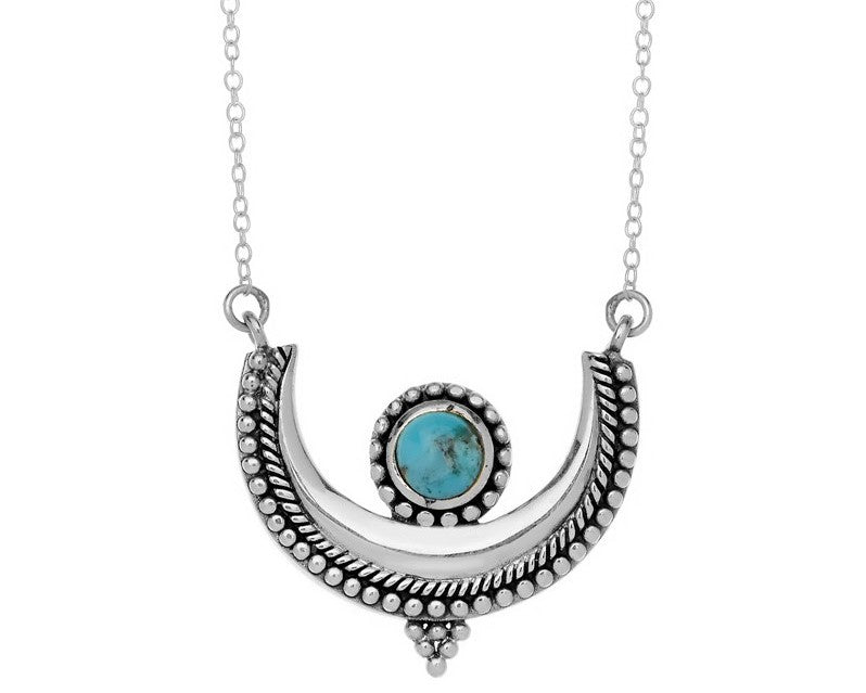 Moon Shine Necklace Turquoise