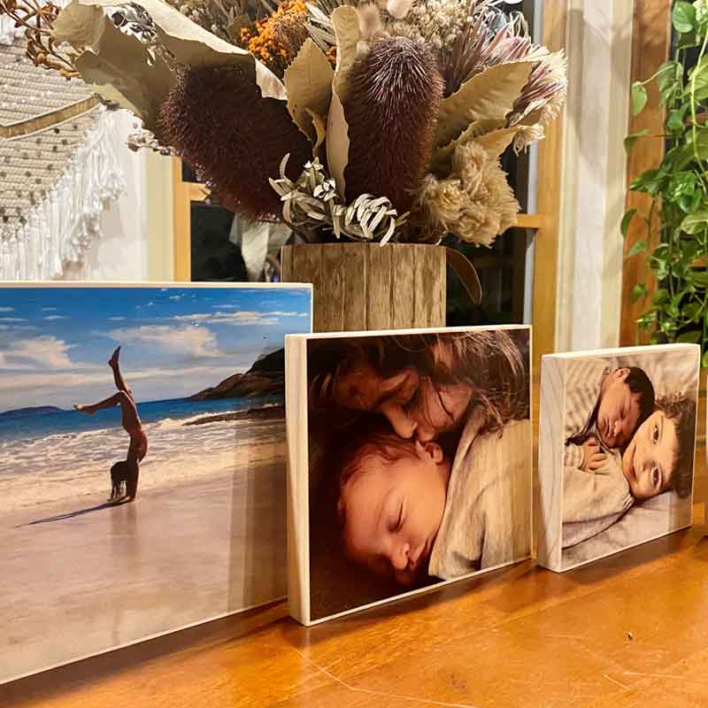 Personalised Photo Blocks - Photo Collage Wall