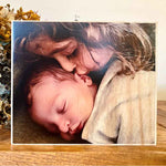 Wooden Photo Block with Border