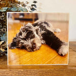 Wooden Photo Block with Border