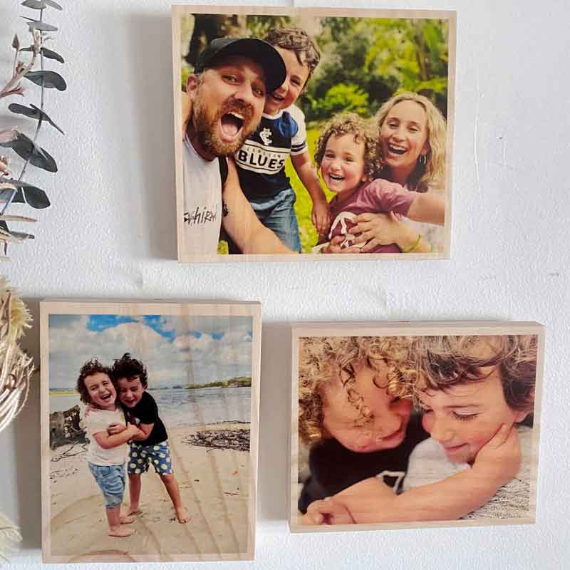 Personalised Photo Blocks - Photo Collage Wall