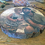 Father & Son Personalised Wood Slice - Pine