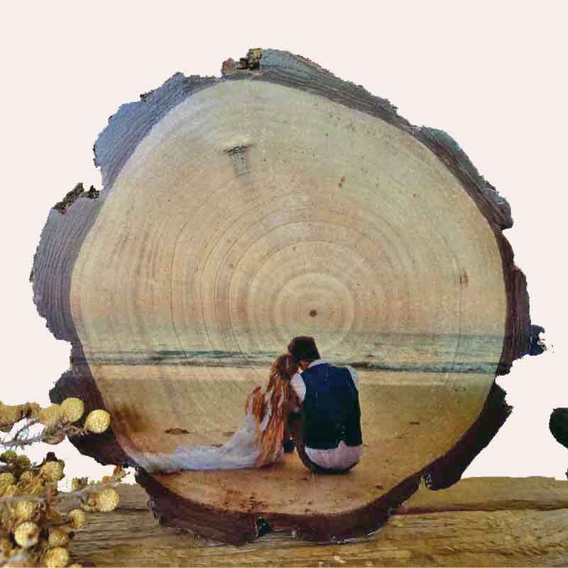 5th Wedding Anniversary Gift Pine Large Sizes