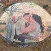 Wedding Gift - Personalised Wood Slice Pine