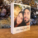 Wedding Anniversary Polaroid Photo Block