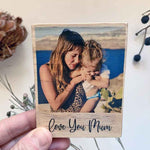 Photo Fridge Magnets with Message