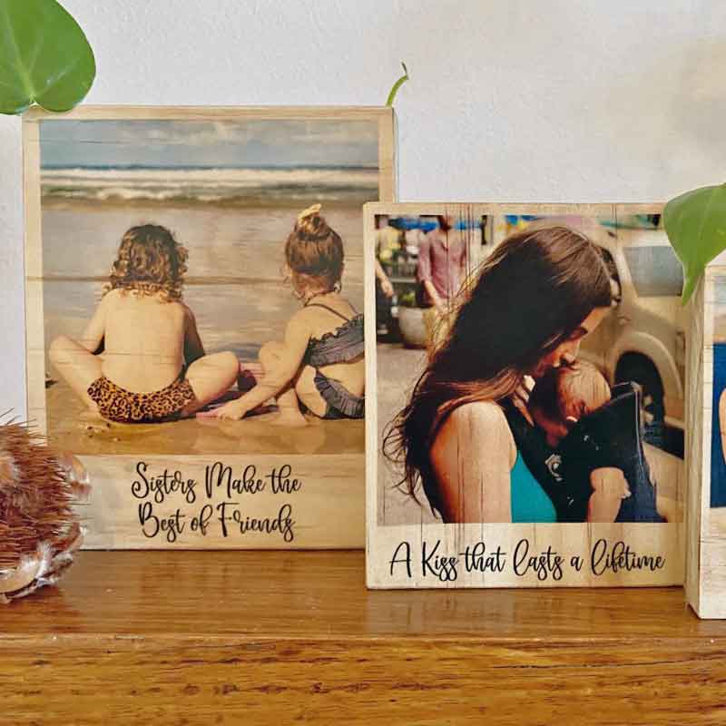 Photo Fridge Magnets with Message