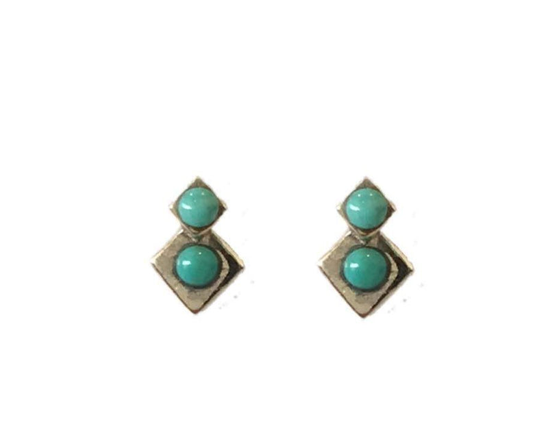 Turquoise Twinkle Stud Earrings