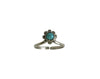 Turquoise Daisy Ring