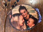 Wood Slice Photo Magnet Pine